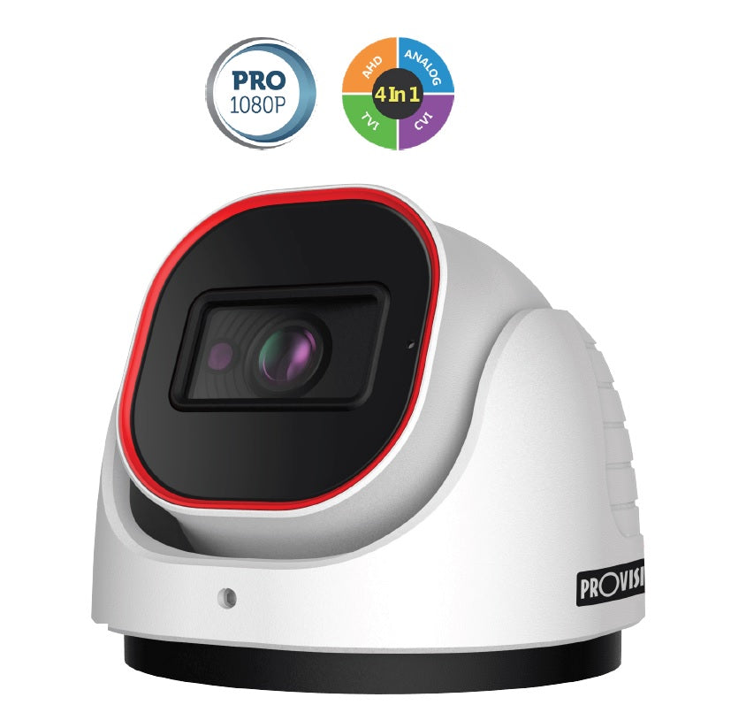 Cámara Domo AHD 2MP PROVISION-ISR DI-320A-28 - IR 20m, IP67