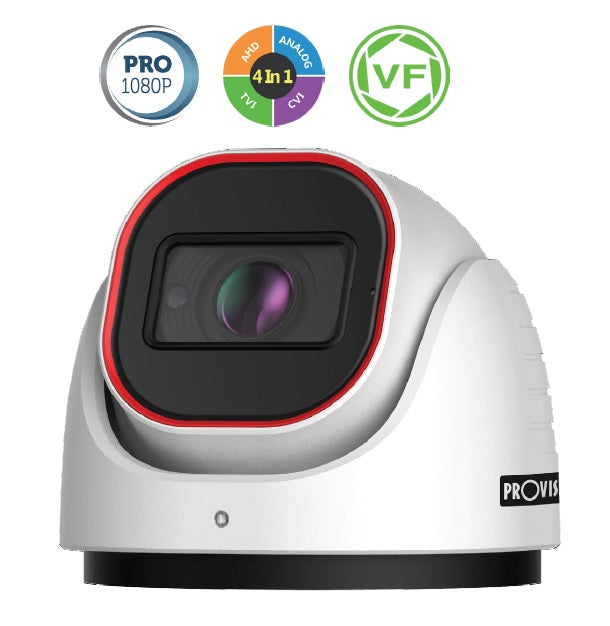 Cámara Domo AHD PROVISION-ISR DI-320A-VF 2MP - IR 40m, Lente Varifocal Imagen principal del producto