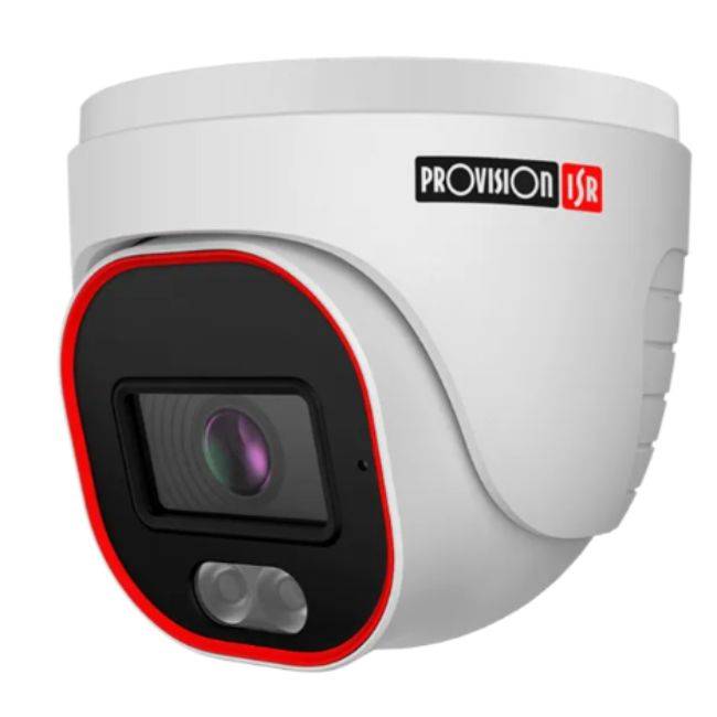 Cámara Domo IP 2MP PROVISION-ISR DH-320IPBN-28 - IR 20mts, Micrófono, IP67 Imagen principal del producto