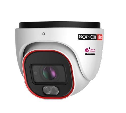 Cámara Domo IP 4MP Provision-ISR DH-340IPSN-MVF - Lente Varifocal 2.8-12mm, IR 40m Imagen principal del producto