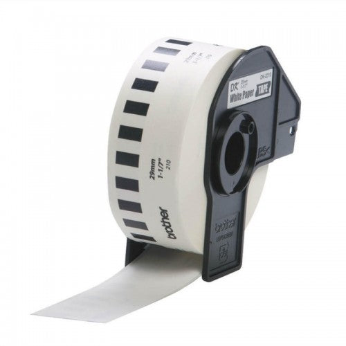 Etiqueta Brother DK2210 29mm x 30.4m Continua - Impresión Negra QL800/QL810W
