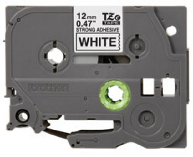 Etiqueta Brother TZES231 12mm x 8m - Laminada adhesivo super resistente negro Imagen principal del producto