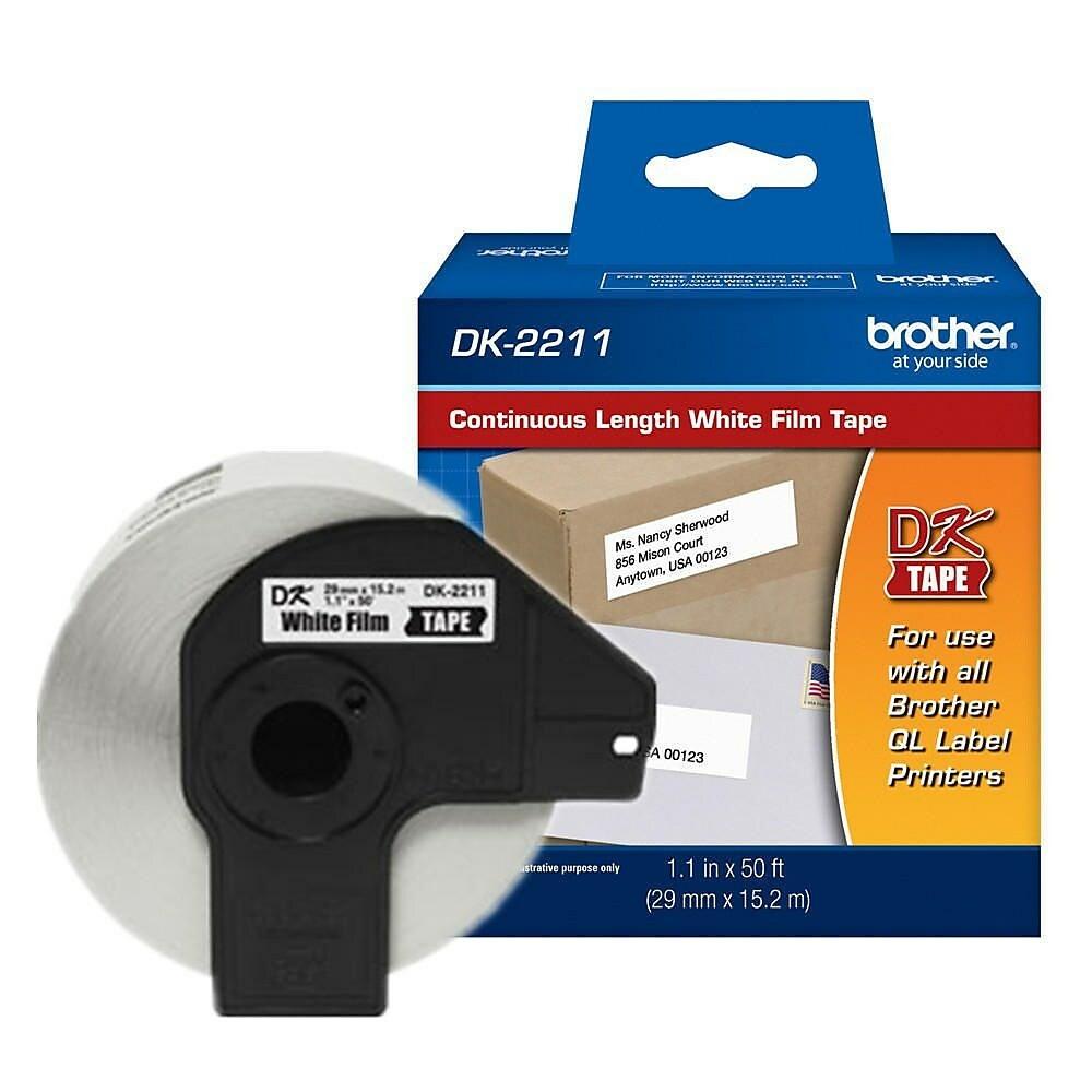 Etiqueta Brother DK2211 29mm x 15.2m - Continua Blanca para QL800/QL810W Imagen principal del producto