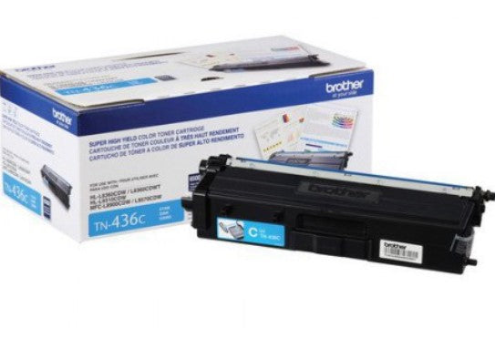 Tóner Brother TN436C cian - 6,500 páginas, compatible MFCL8900CDW