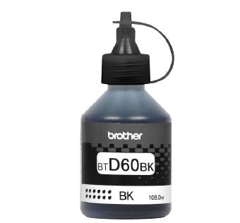 Botella de tinta Brother BTD60BK negro - 5,000 páginas, compatible DCPT220/DCPT520DW
