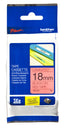 Etiqueta Brother TZE441 18mm Roja - Cinta Laminada 8 metros, Impresión Negra