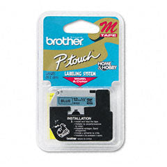 Etiqueta Brother M531 Azul Continua 12mm x 8m - Impresión Negra