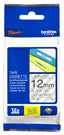 Etiqueta Brother TZE131 12mm x 8m - Laminada Continua Impresión Negra