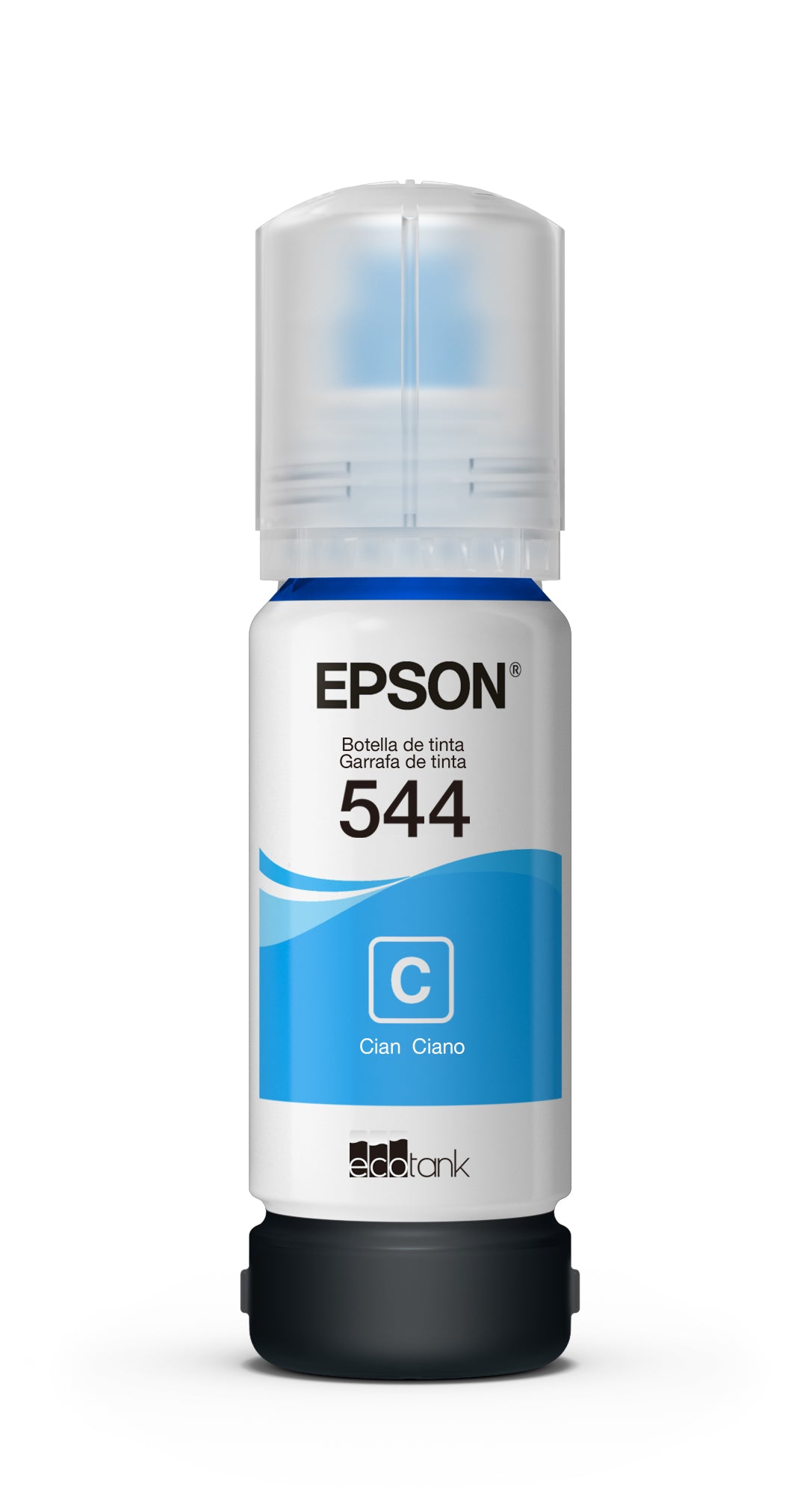 Cartucho Epson T544220-AL Cyan - Tinta Dye para Impresoras L1210, L3210, L3250