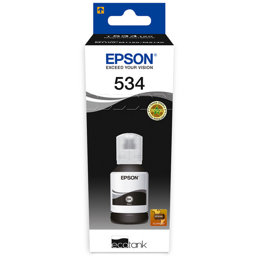 Botella de Tinta EPSON T534 Negro - Alto Rendimiento para Impresoras