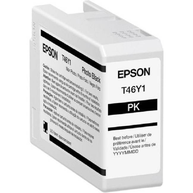 Cartucho Epson T46Y100 Negro Photo para Plotter P900 - 50 ml