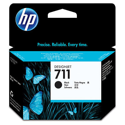 Tinta HP 711 Negro 80ml CZ133A - Cartucho Original para Plotter Imagen principal del producto