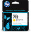 Tinta HP 712 Amarillo 29ml - Compatible con DesignJet, Impresión de Alta Calidad
