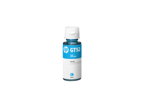 Botella de Tinta HP GT52 Cian - Compatible sistemas de tinta continua