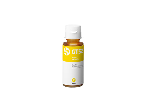Botella de Tinta HP GT52 Amarillo - Compatible con Sistemas de Tinta Continua