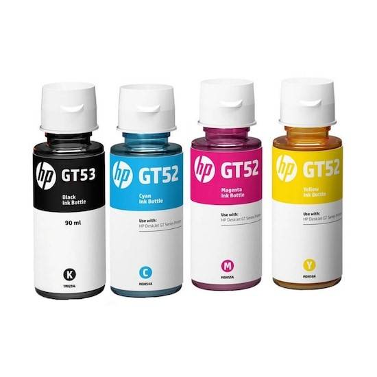 Botellas de Tinta HP GT52/GT53 4 Pack - Compatible con Impresoras HP Tank Imagen principal del producto
