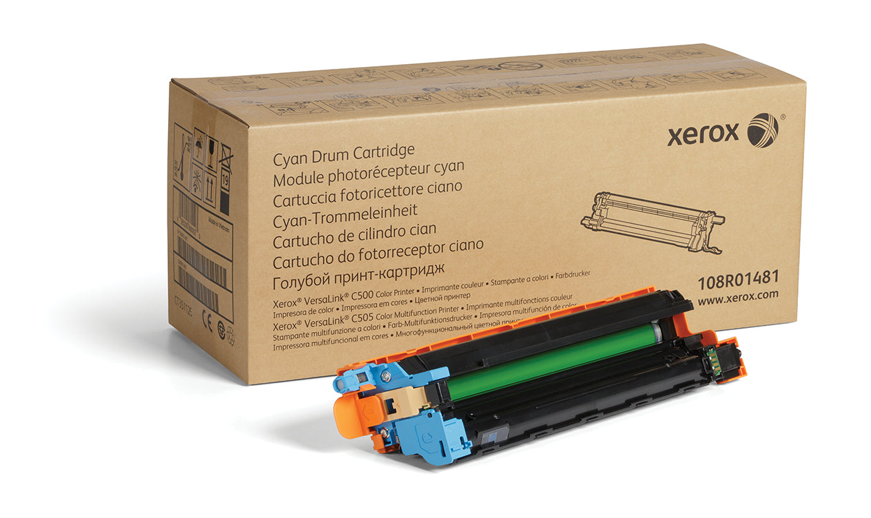 Tambor Xerox 108R01481 Cyan 40K - VersaLink C500 Imagen principal del producto
