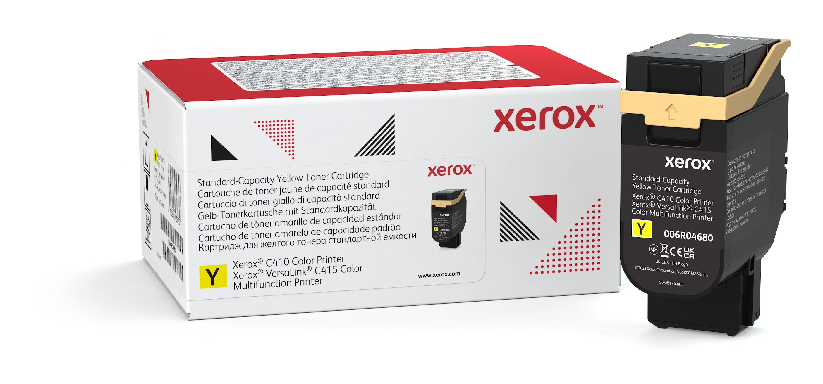 Tóner Xerox 006R04680 Amarillo - Compatible C410/C415, Rendimiento 2K Imagen principal del producto
