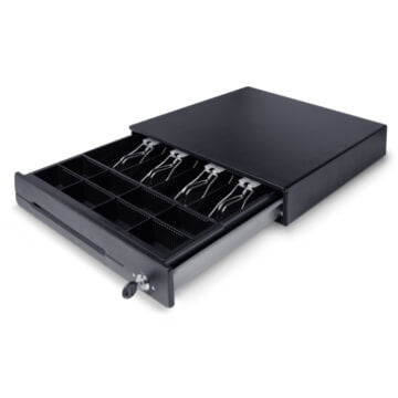 Cajón de Dinero EC-LINE EC-CD-50M Negro - 4 Compartimentos, 48.8cm Imagen principal del producto