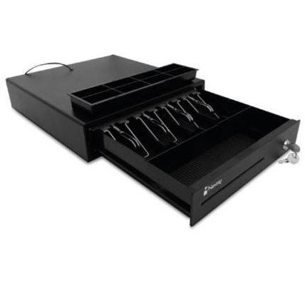 Cajón de Dinero Nextep Ne-514 - 8 Compartimentos, Acero Negro
