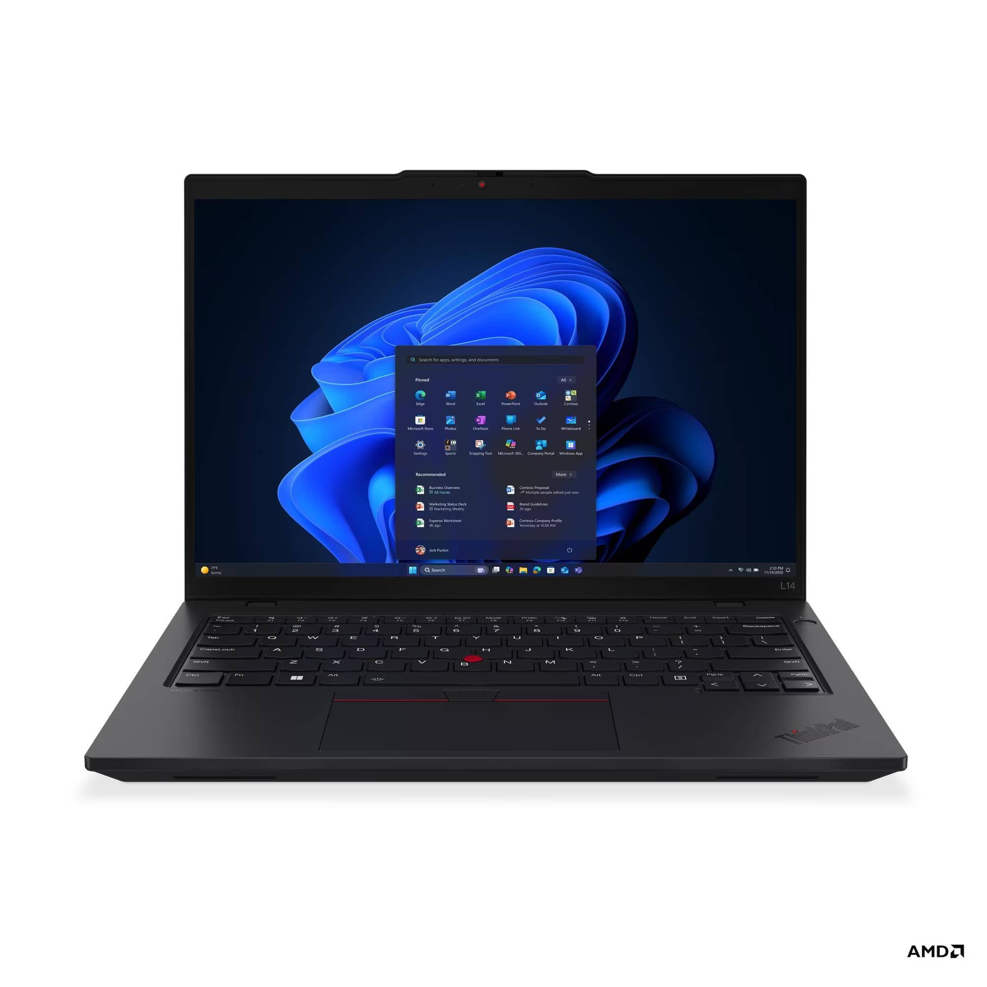 Laptop Lenovo ThinkPad L14 Gen 6 - AMD Ryzen 7 PRO, 32GB, 1TB SSD, Windows 11 Pro