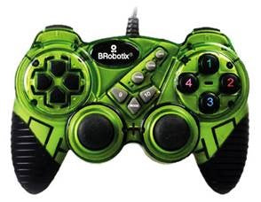 Gamepad BROBOTIX 751899V - Alámbrico, 10 botones, Analógico/Digital para PC