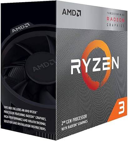 Procesador AMD Ryzen 3 3200G - 4 Núcleos, Socket AM4, Gráficos Integrados