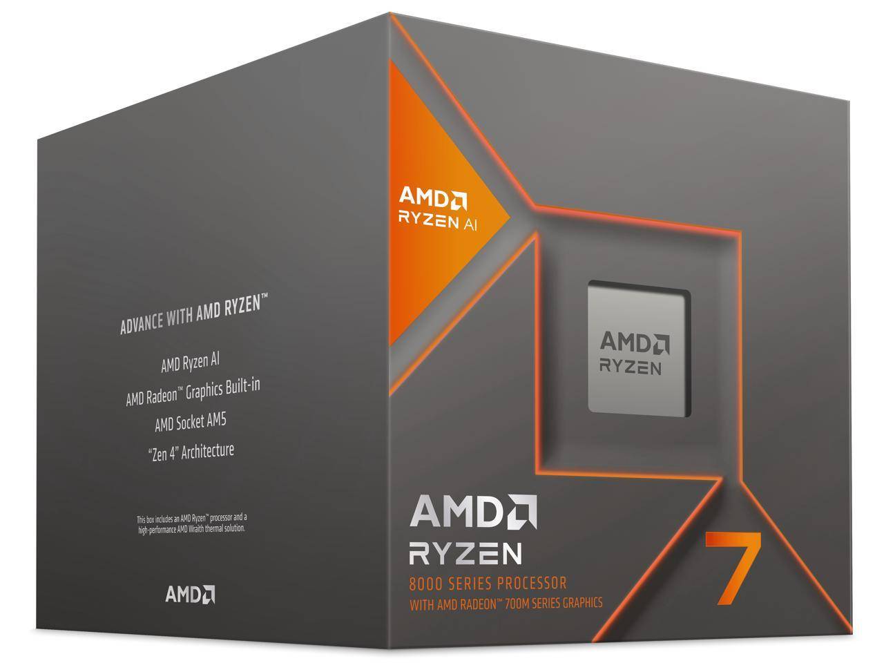 Procesador AMD Ryzen 7 8700G - 8 Núcleos, Socket AM5, Con Gráficos Integrados Imagen principal del producto