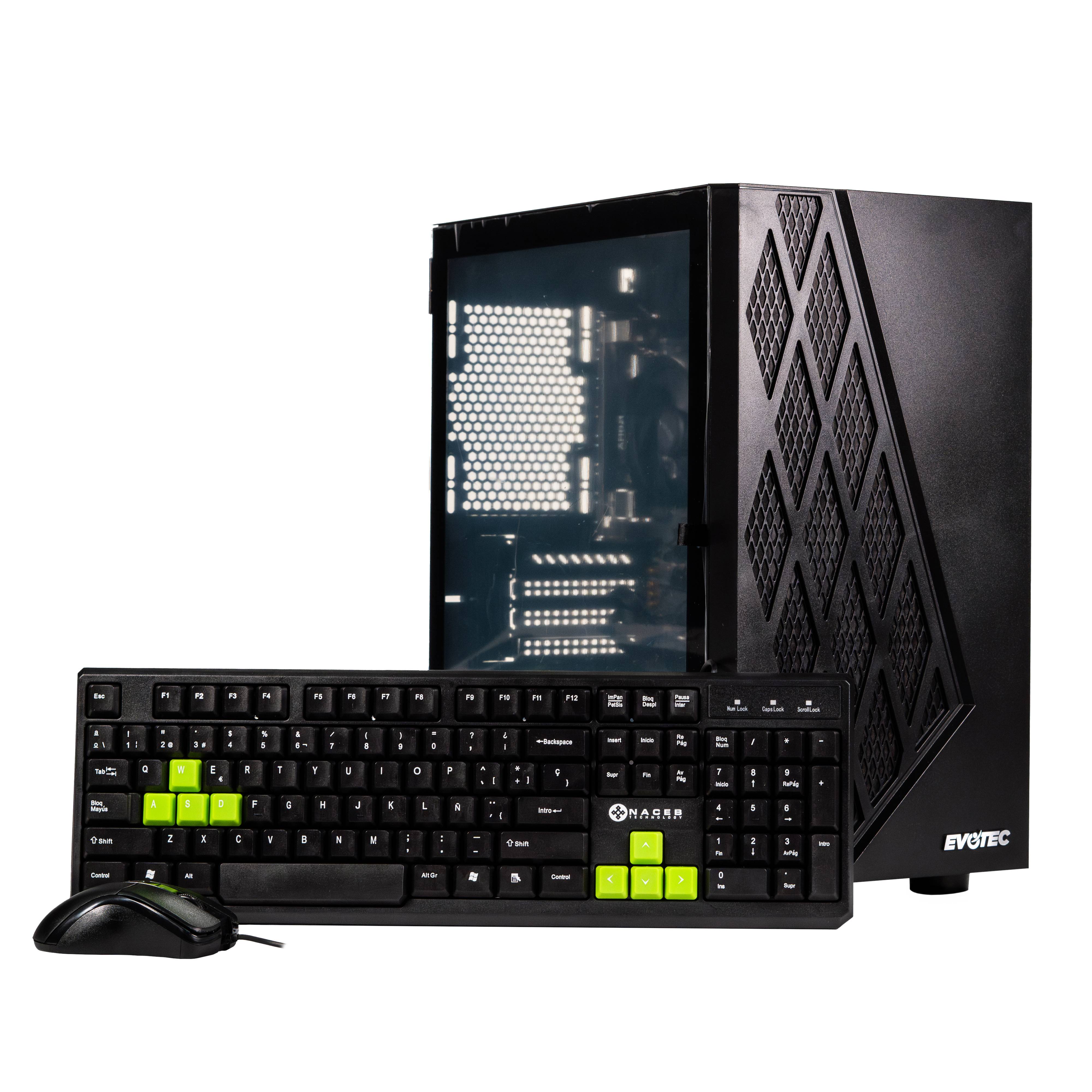 PC Gamer EVOTEC AMD Ryzen 5 5600GT - 16GB RAM, SSD 480GB, Windows 11 Pro Imagen principal del producto