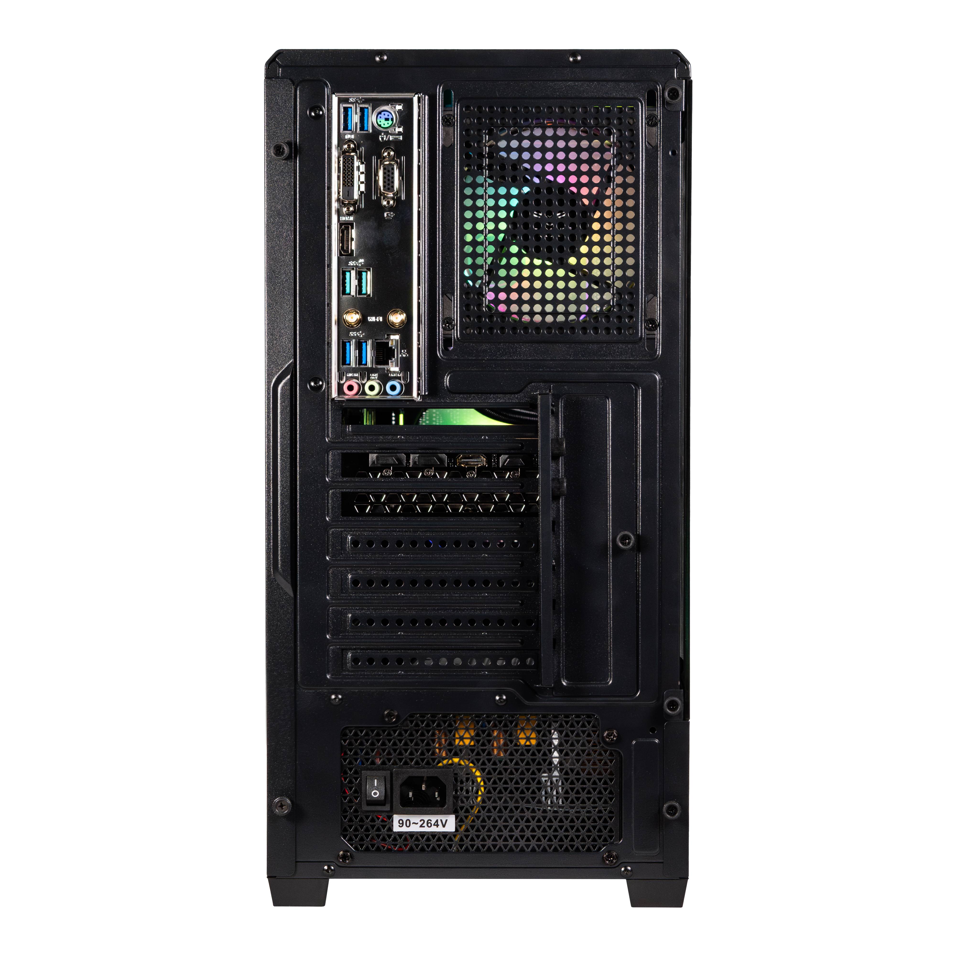 Computadora Gamer Naceb AMD Ryzen 5 5500 RX 7600 - 32GB, 1TB, 1000W Gold Imagen principal del producto