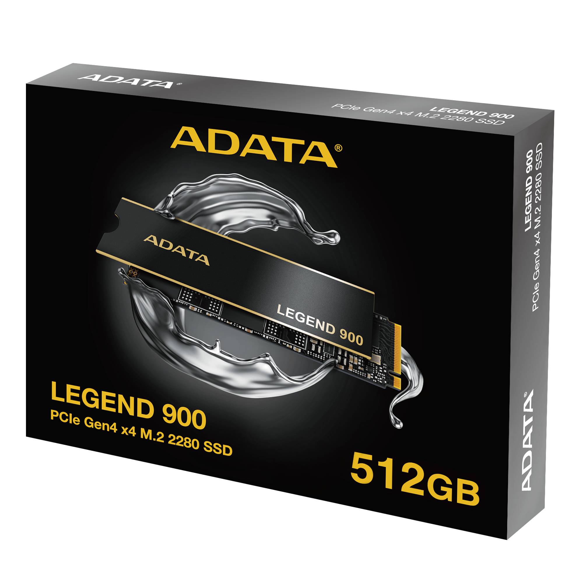 SSD ADATA LEGEND 900 512GB PCIe Gen4x4 M.2 - Con disipador de aluminio Imagen principal del producto