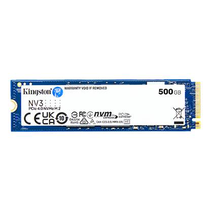SSD Kingston NV3 500GB M.2 NVMe PCIe Gen 4 - 5000MB/s Lectura Imagen principal del producto