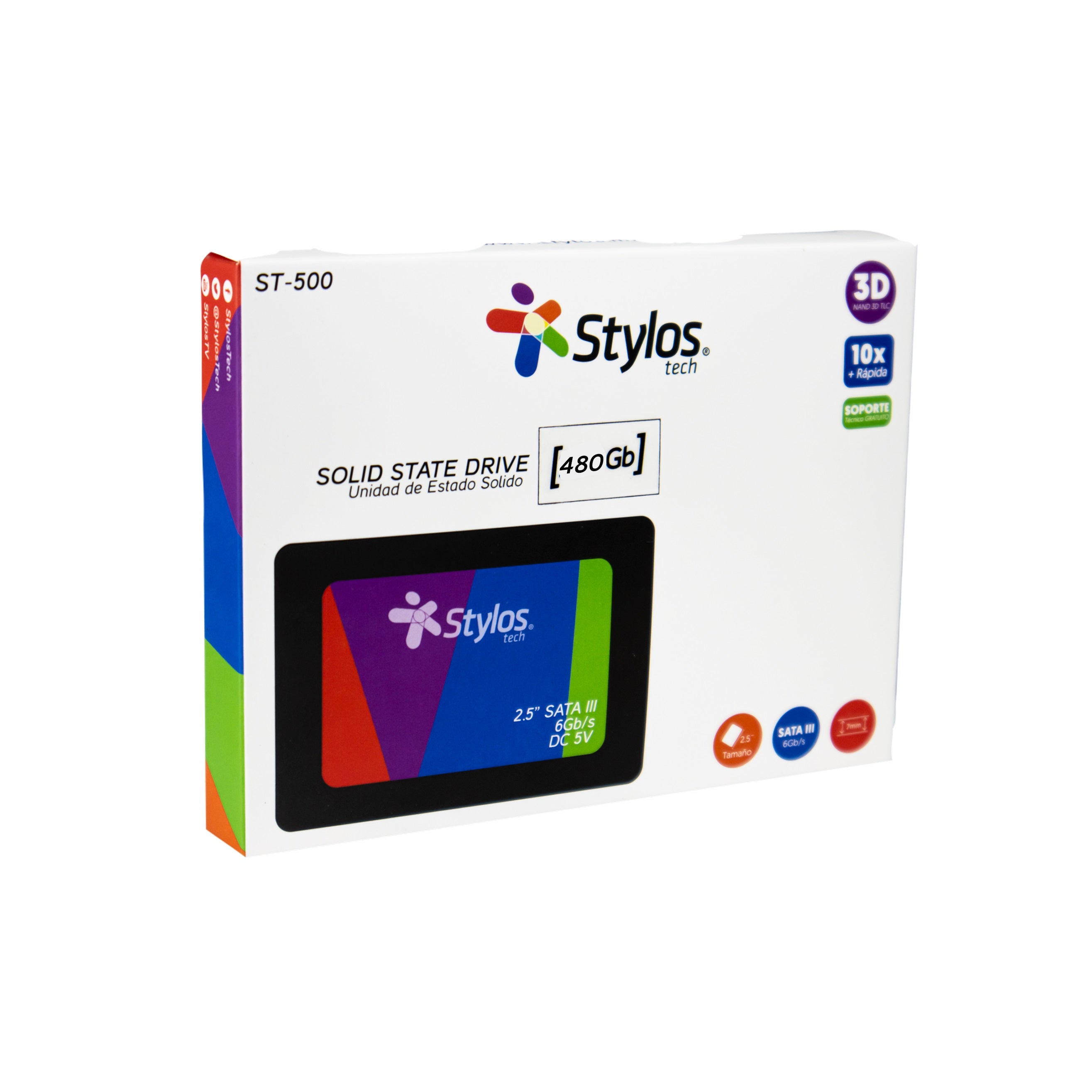 SSD Stylos STMSSD3B 480GB - Almacenamiento Rápido y Confiable