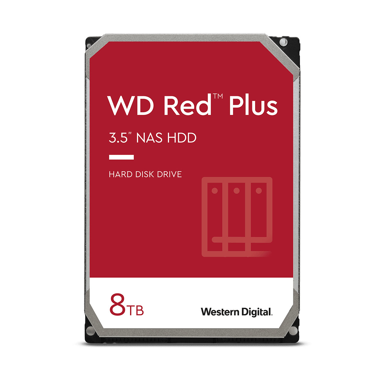 Disco Duro WD Red Plus WD80EFPX 8TB - NAS 24/7, 256MB Cache Imagen principal del producto