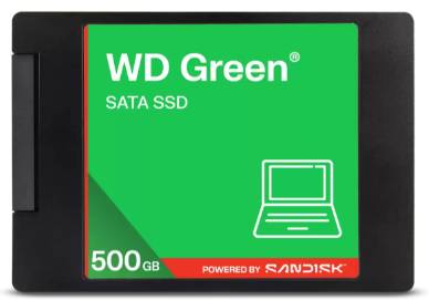 SSD SanDisk Green WDS500G5G0A 500GB 2.5" - Almacenamiento Rápido y Confiable Imagen principal del producto