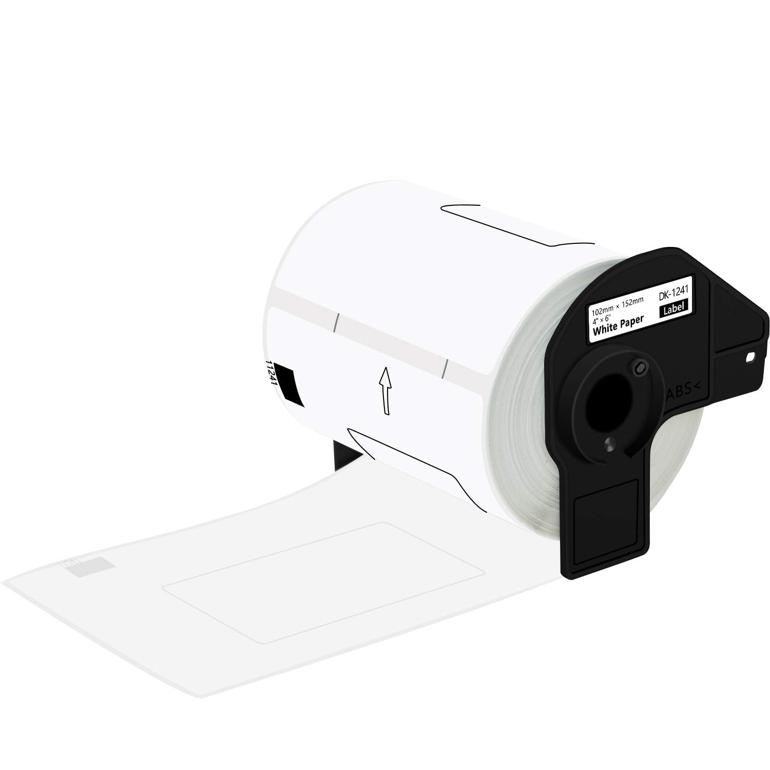 Etiquetas Brother DK1241 101x152mm - 180 unidades papel blanco Imagen principal del producto