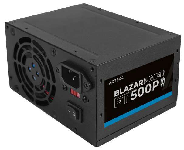 Fuente de Poder ACTECK Blazar Prime 500W - Ventilador 80mm Imagen principal del producto