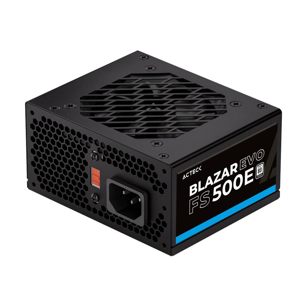 Fuente de Poder ACTECK Blazar Evo 500W - Slim para Gabinetes Compactos