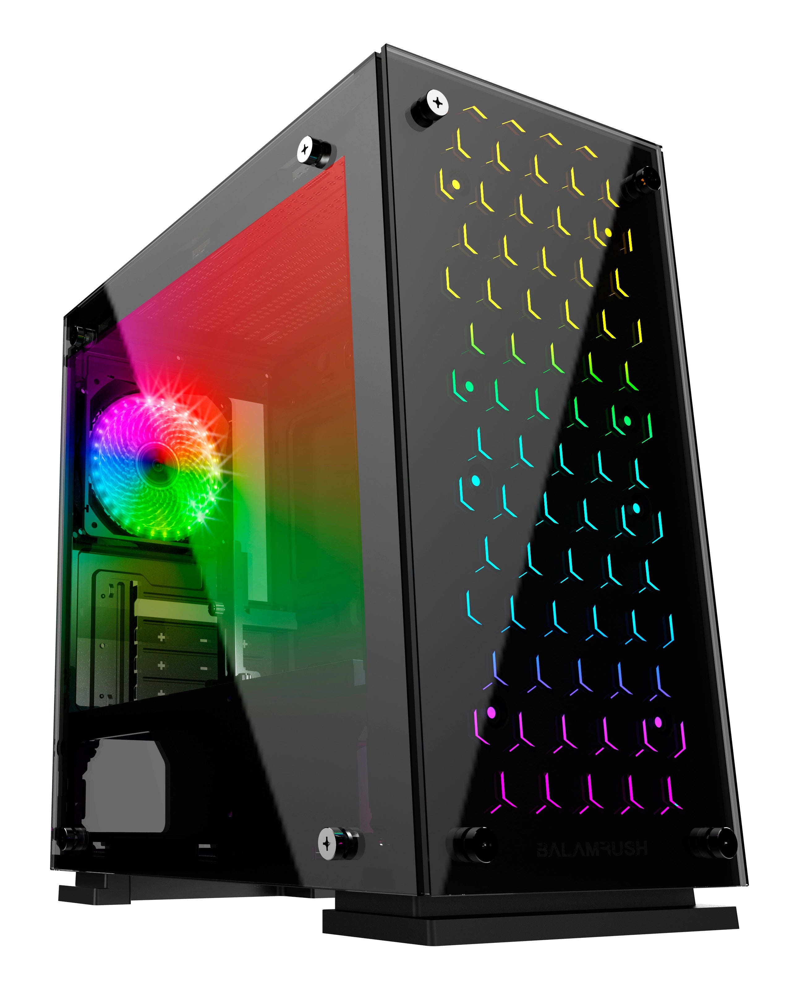 Gabinete Gamer Balam Rush GI980 Micro Tower - Cristal Templado, USB 3.0