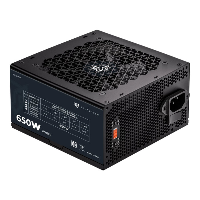 Fuente de Poder Balam Rush 650PR 650W 80 Plus White - Nova Series Imagen principal del producto