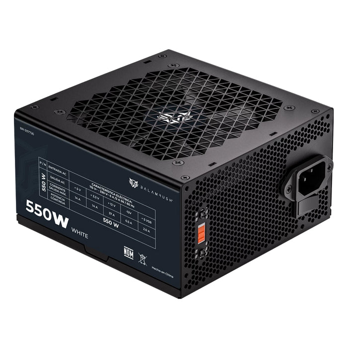 Fuente de Poder Balam Rush 550PR 550W 80 Plus White - Eficiente y Confiable Imagen principal del producto