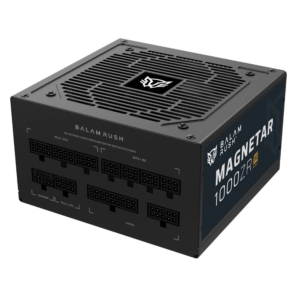 Fuente de Poder Balam Rush 1000ZR 1000W 80 Plus Gold - Gaming