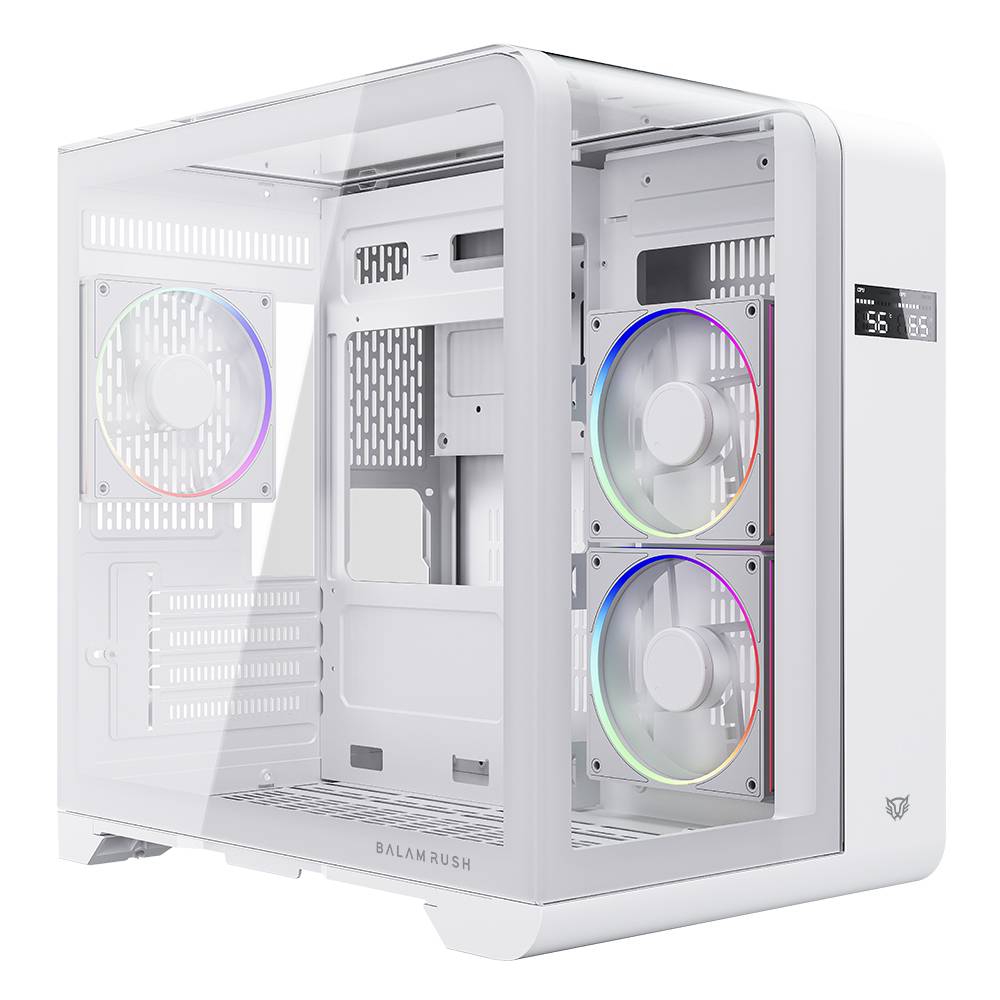 Gabinete Gamer Balam Rush Curve 6400 Mini Torre - Display Tank, RGB
