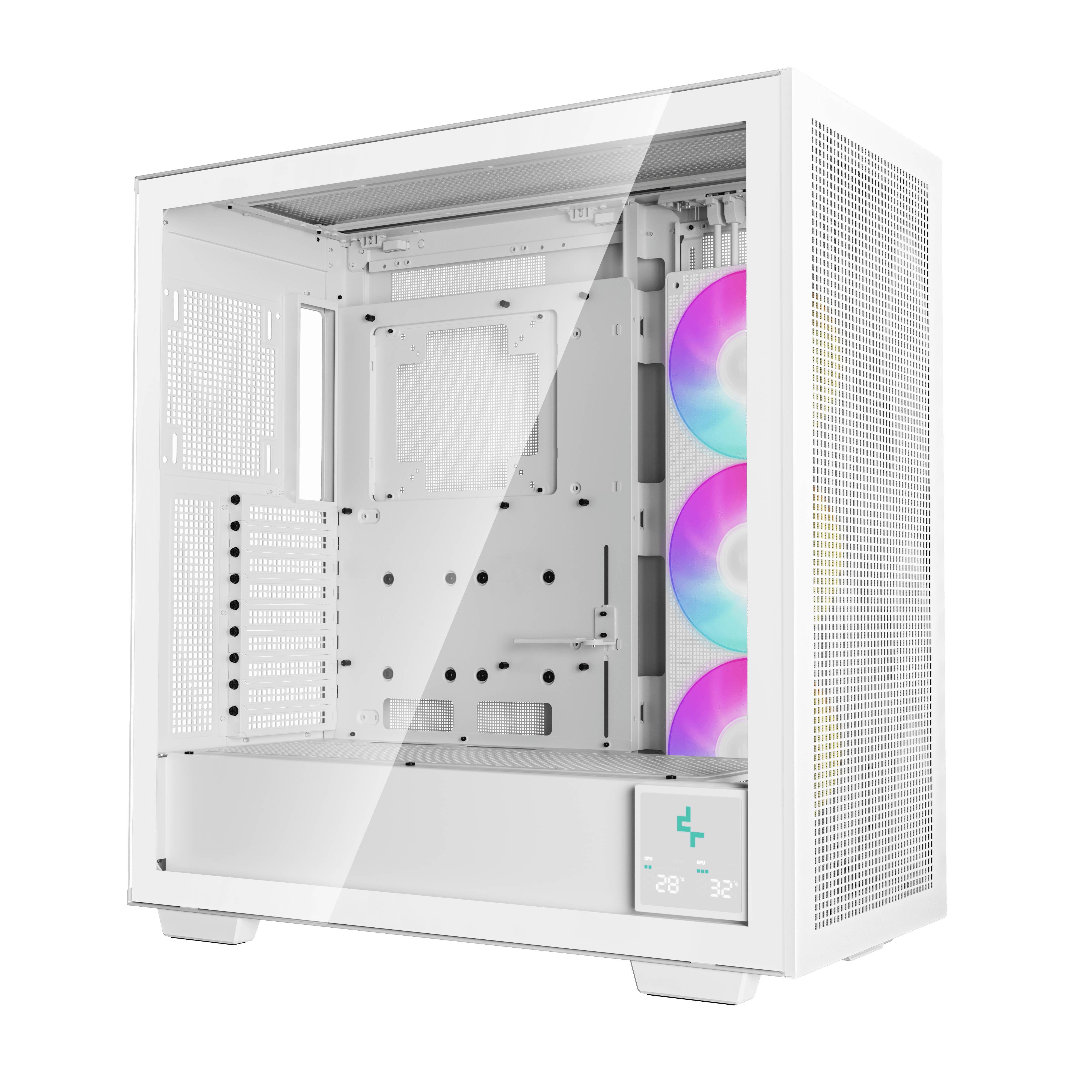 Gabinete DeepCool R-MORPHEUS-WH ATX Gaming - 3 Ventiladores ARGB 140mm Imagen principal del producto