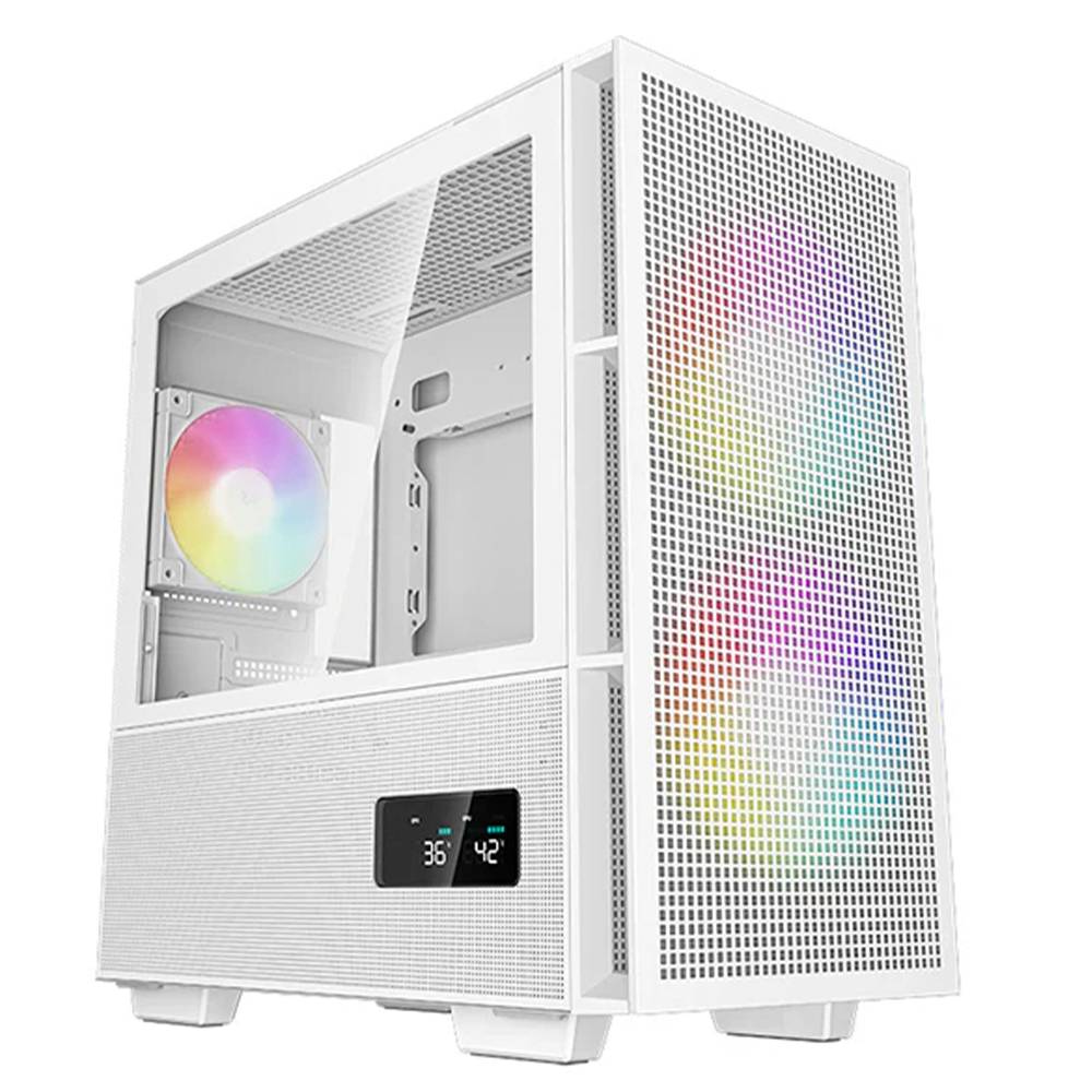Gabinete Gaming DeepCool CH360 Digital - Cristal Templado, Pantalla Digital, Mini-ITX