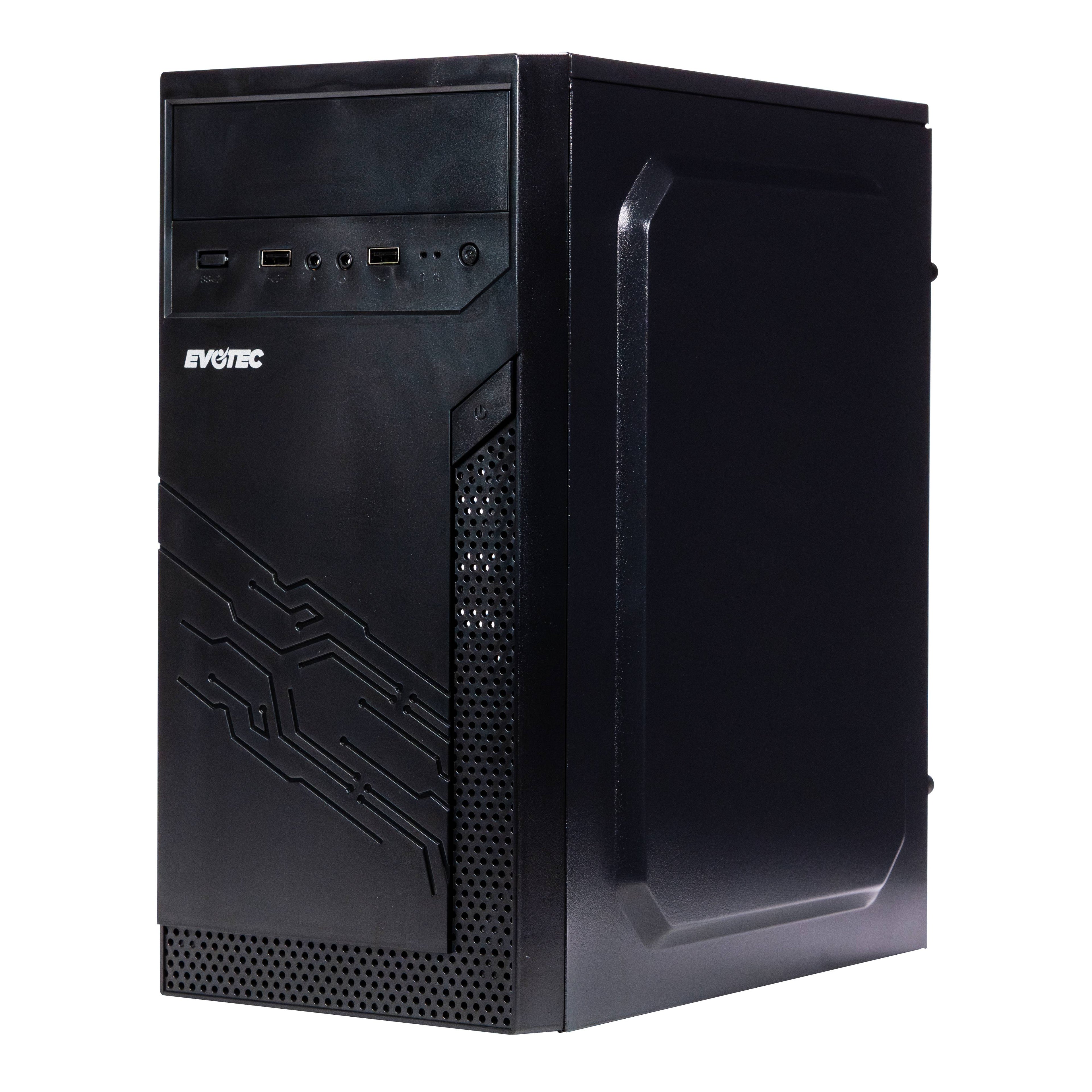 Gabinete EVOTEC Mini ATX EV-1024 con Fuente 500W - Compacto y Eficiente