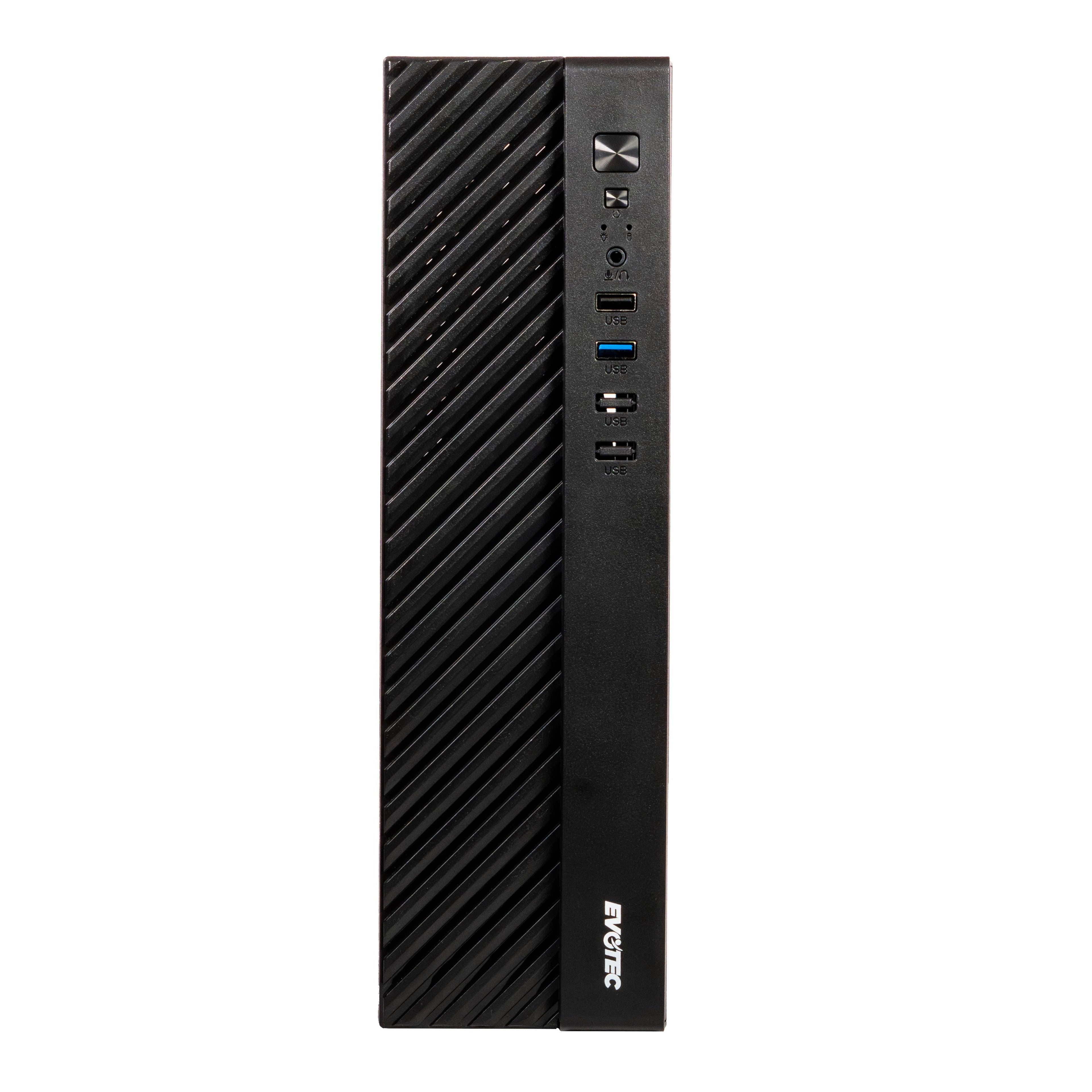 Gabinete EVOTEC EV-1026 Slim Micro ATX con Fuente 500W Toledo