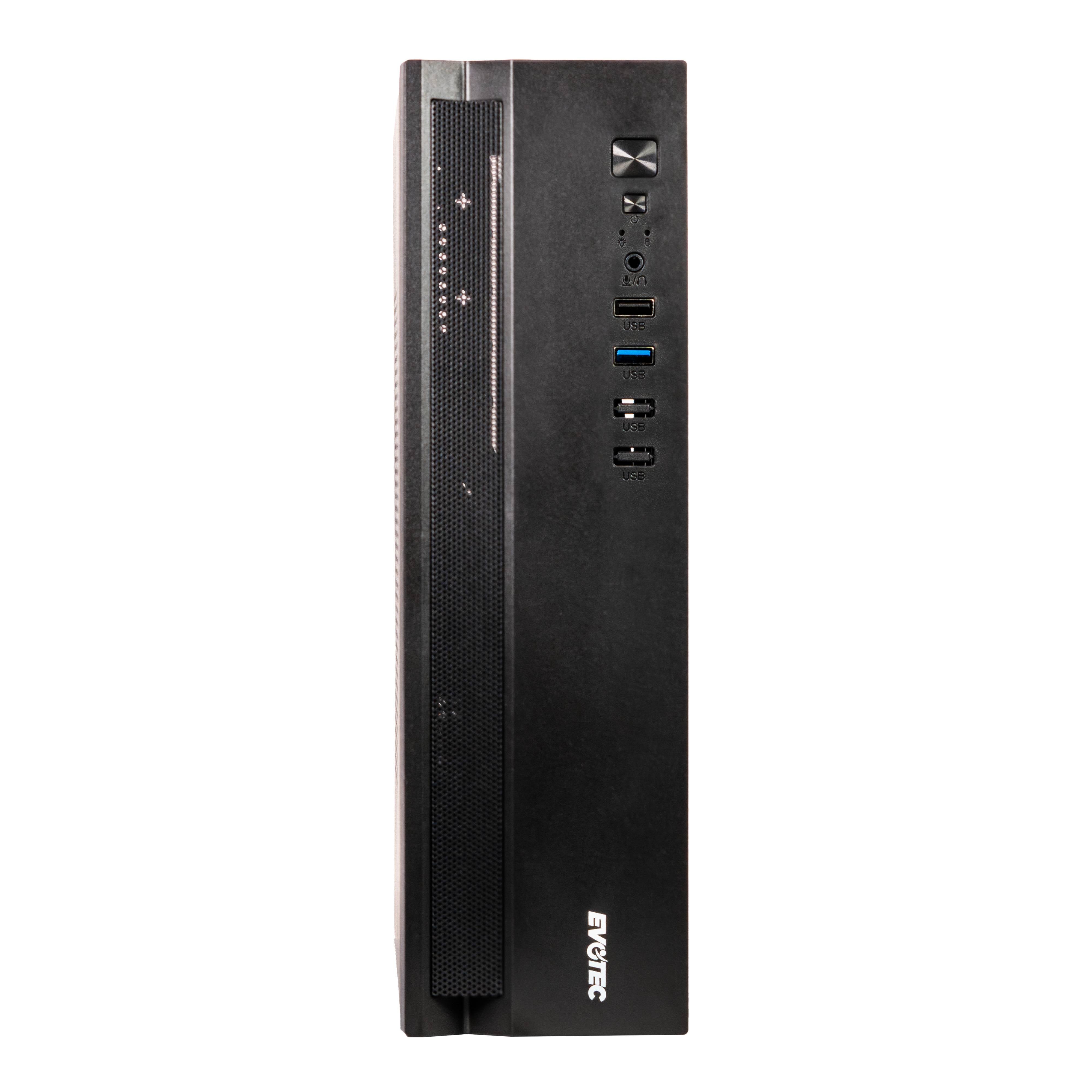 Gabinete Evotec EV-1027 Slim Micro ATX con Fuente 500W Imagen principal del producto