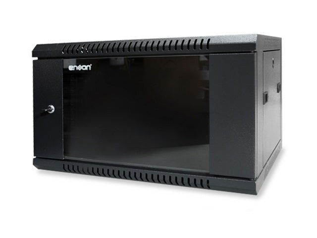 Gabinete Pared 6U ENSON ENS-RKGB6U - Rack Negro, 15.5 kg Imagen principal del producto