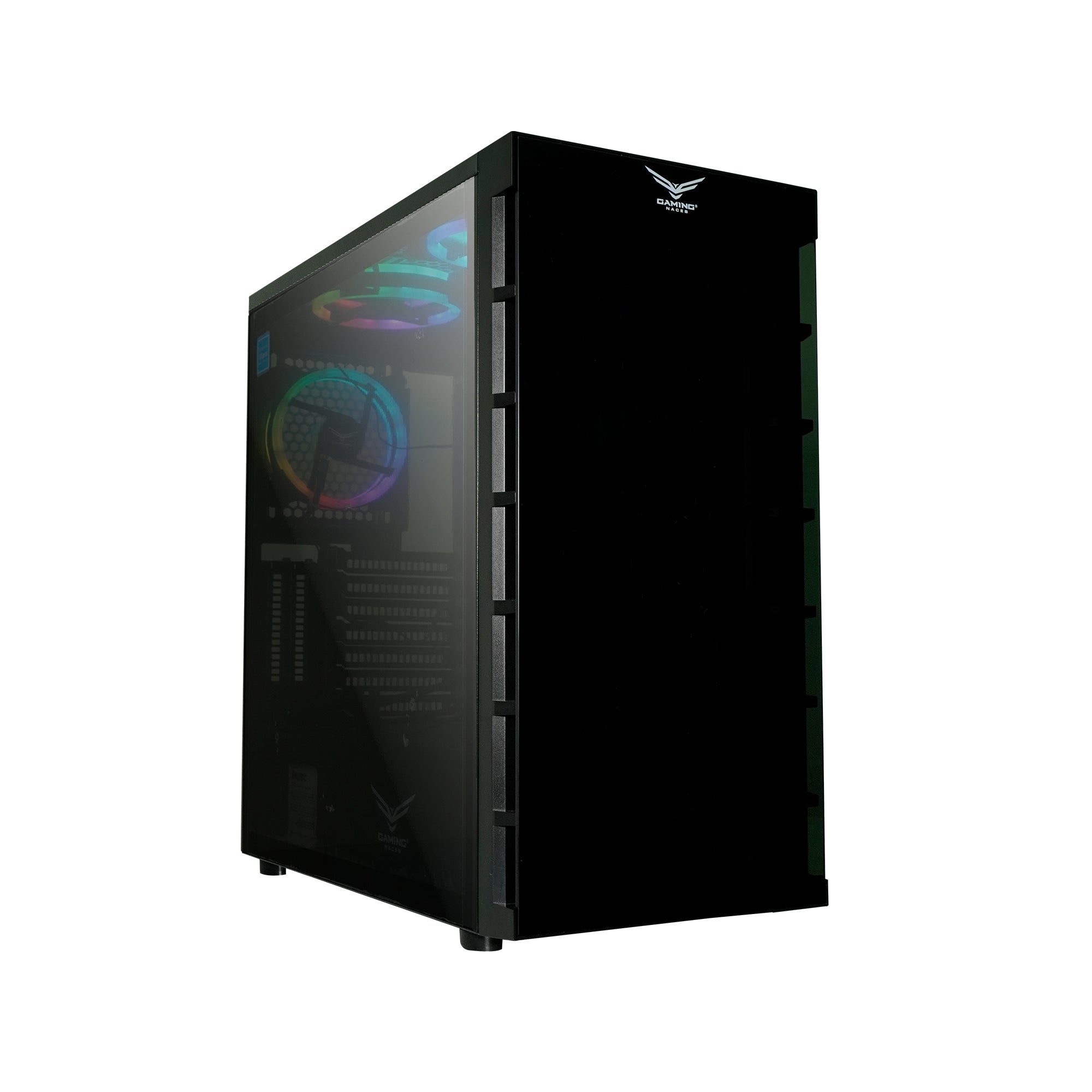 Gabinete Gaming Naceb Orion NA-0609 - Negro, Diseño Profesional